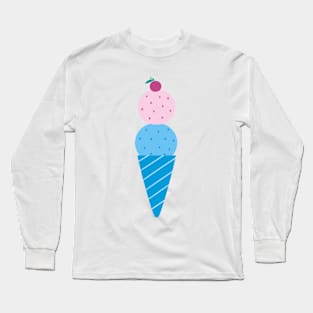 Ice Cream Cone Long Sleeve T-Shirt